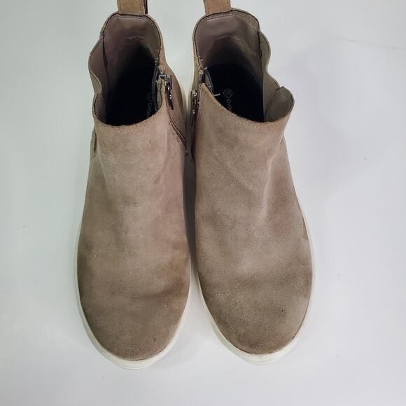 Blondo Womens Flora Sneakers Boots Size Zip Waterproof Size 8.5 Taupe B3515 - Picture 4 of 12